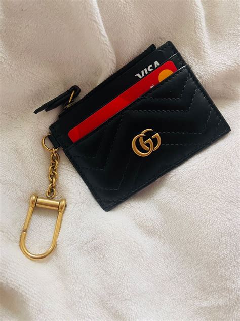 gg marmont keychain wallet|gucci gg marmont keychain wallet.